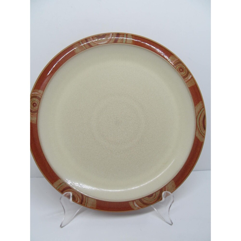 Denby Langley Fire Chilli Swirl Design 8 7/8" Salad Plate VGC